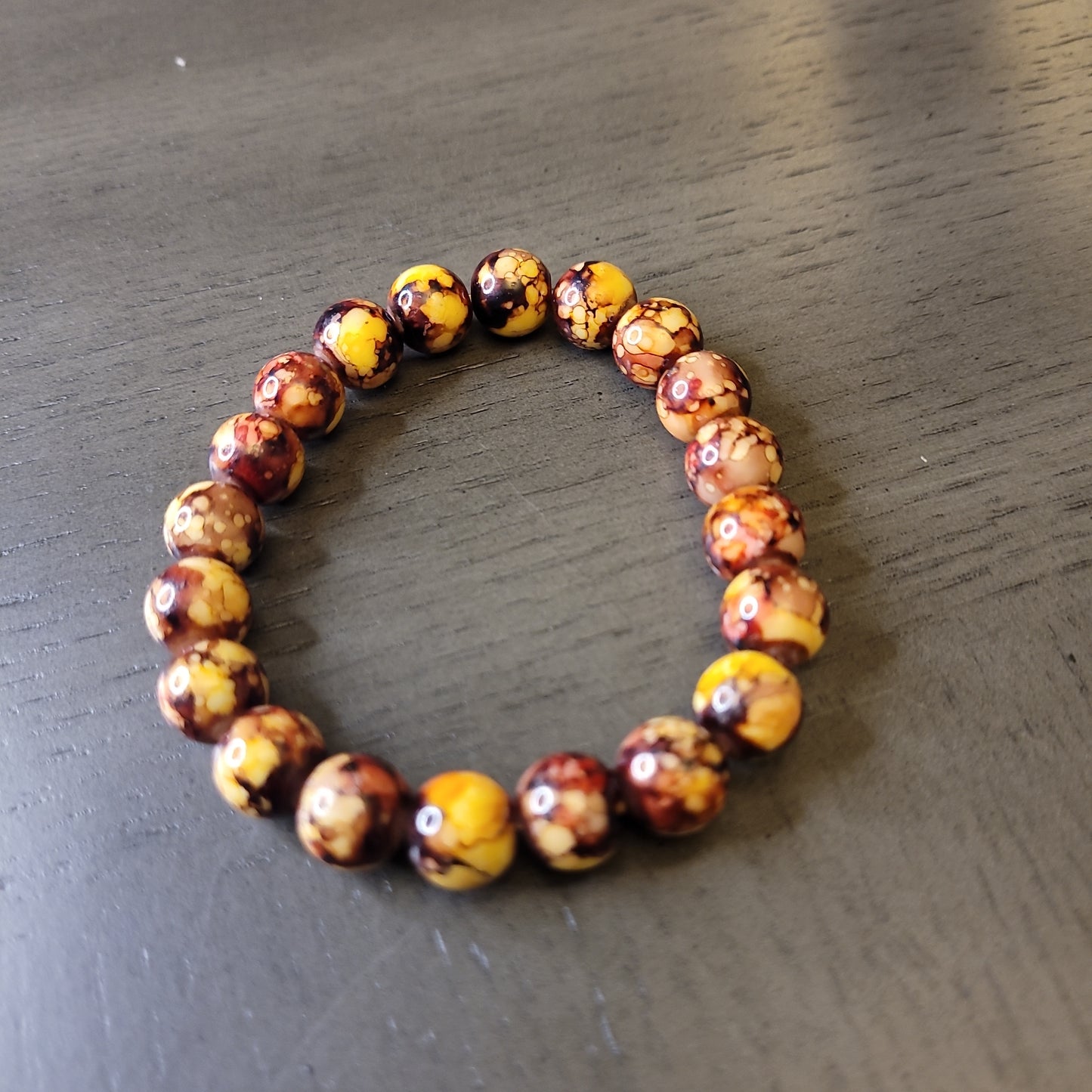 Mocha beaded bracelet