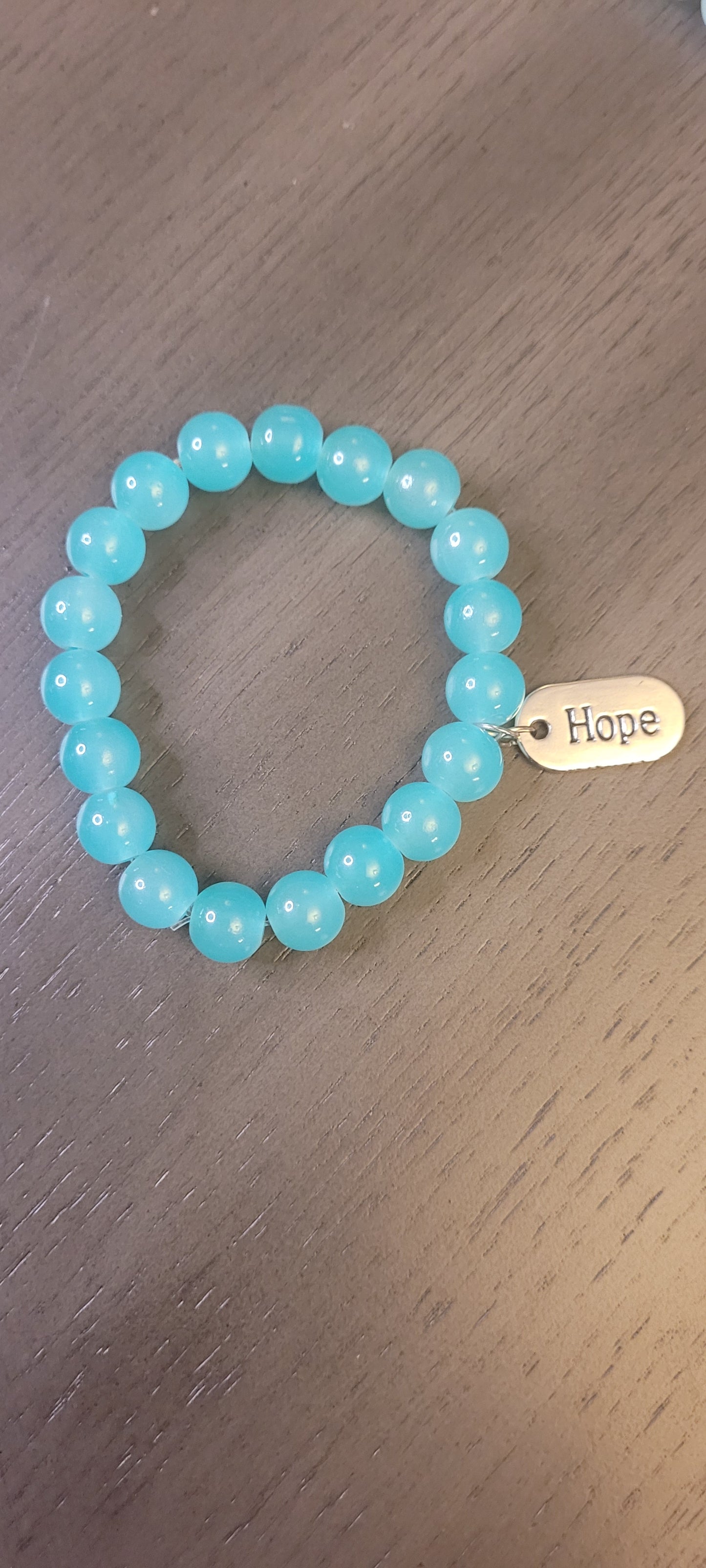 Blue w/Hope charm